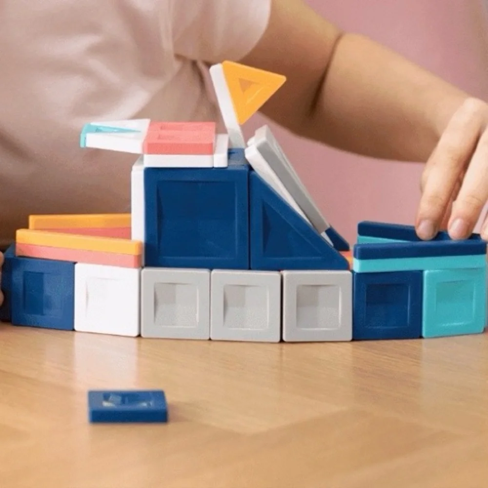 CONNETIX PRO Constructor Set Advanced Magnetic Tiles 70 Pieces New STEAM MESH 8+
